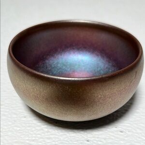 Lingxian Handmade Hand Painted Rose Copper Tea Cup Collectable Master Series NEW